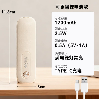 Kangming Km-8981 Replaceable Lithium Battery Strong Light Mini Portable Long-Range Flashlight for Home Use (UV fənərlər) - off-white-c-port