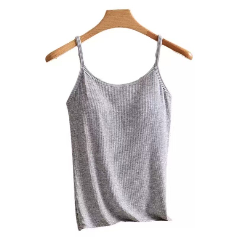 Camisola ajustable modal para mujer con almohadilla para el pecho, camisa de fondo de gran tamaño con hilo de una pieza
