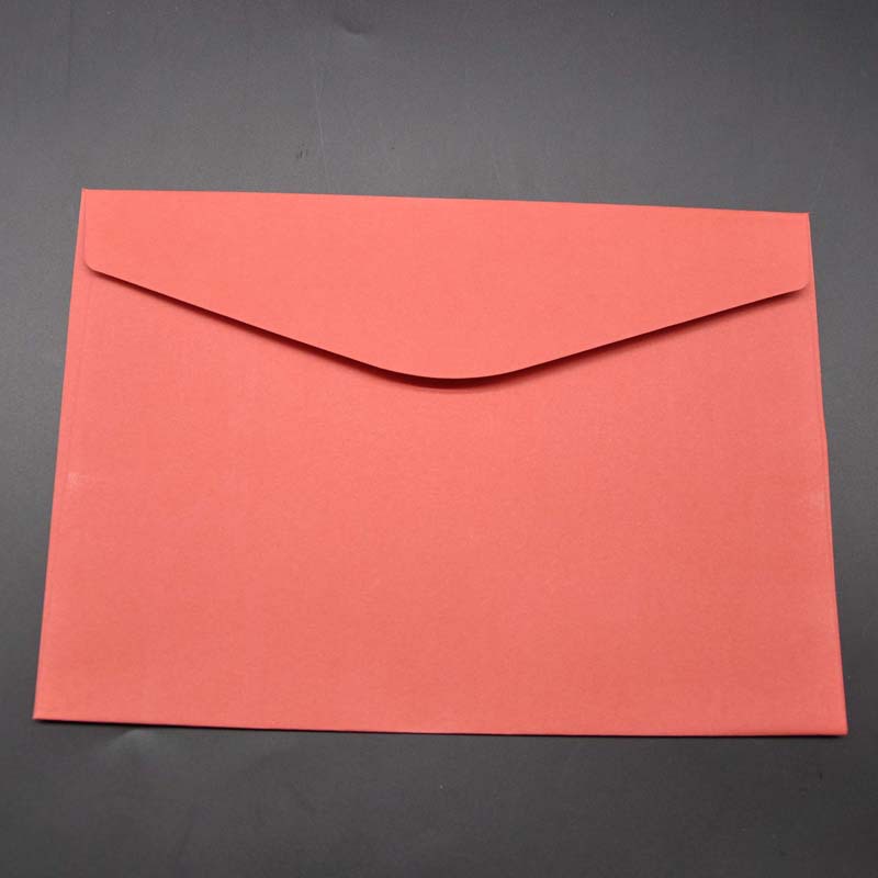 En stock al por mayor color en blanco estilo occidental sobre de negocios dorado LOGO tarjeta de felicitación invitación sobre