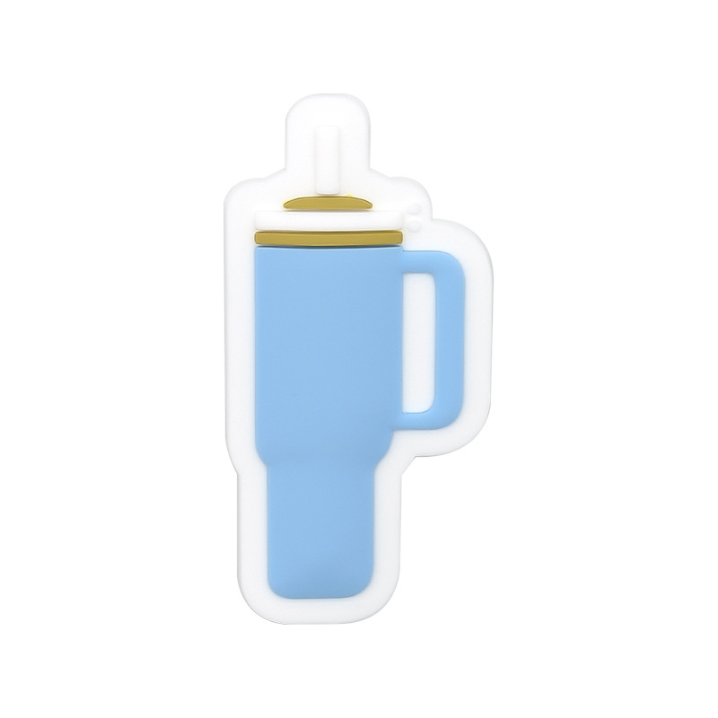 15g Weight Bag Hardware Bag Accessories Type 1 Piece Quantity Holiday, Daily Occasion PVC Material Lips, Cup, Flower Pattern Cartoon Style Style 1 Piece PVC Lips Cup Flower Bag Hardware 6