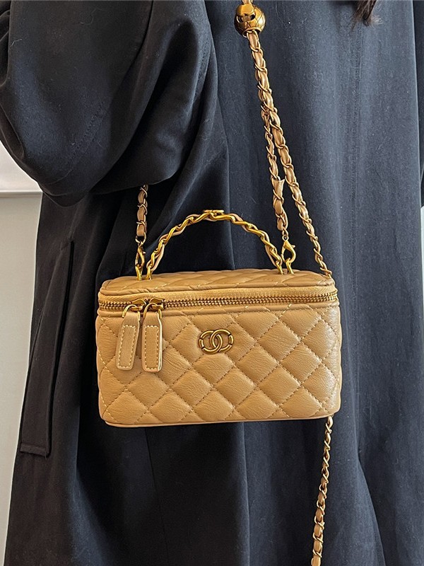 Bolsa de caja de viento de fragancia de diamante bordado de moda de comercio exterior de cadena universal bolso de mano de lujo ligero personalidad bolso de mano