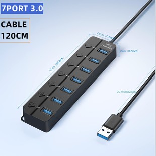 USB3.0�������˿�hub�����_�PLED������ݔ5Gbps�˺�һ���Դ