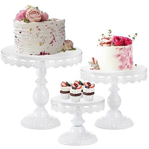 Cake soporte boda postre Mesa decoración estilo europeo pastel soporte boda apoyos encaje pastel placa soporte traje