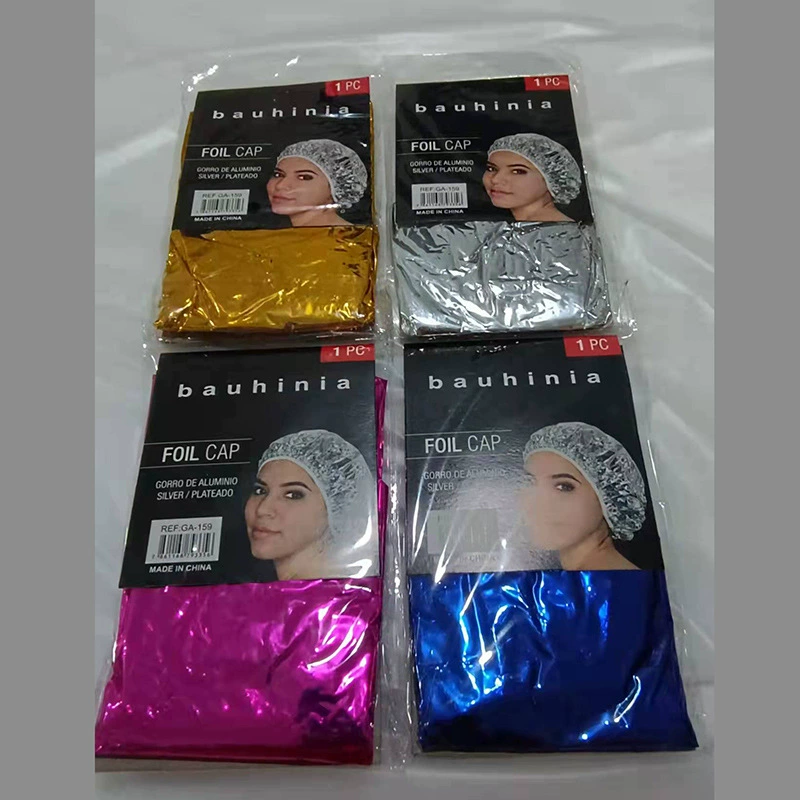 Салон красоты теплоизоляция колпачок алюминиевой фольги колпачок одноразовые водонепроницаемый шапочка для душа Олово фольги Колпачок масло колпачок