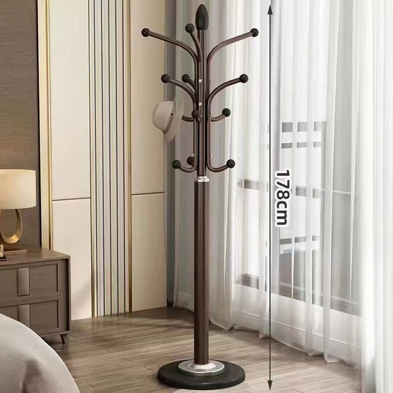 Coat Rack Floor-Standing Bedroom Clothes Rack Light Luxury Simple Clothes Rack Home Living Room Vertical Single Pole Bag Hanging