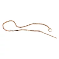 S925 серебряные серьги-булавки ювелирные аксессуары 14K упаковка коробка для сохранения золотого цвета цепочка Линия Серьги DIY ручной работы самодельные Длинные Серьги Цепочка