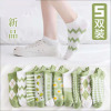 Tide, summer thin breathable colored Japanese cartoon socks, Korean style