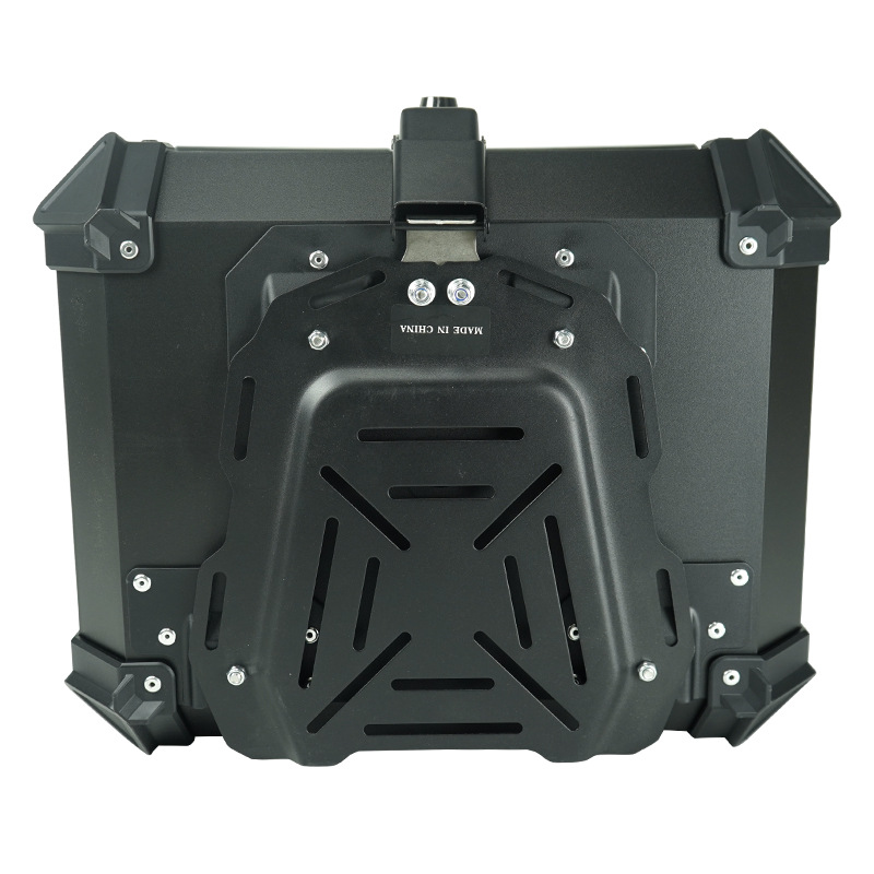 Maletero de motocicleta caja trasera ABS caja trasera de gran capacidad coche eléctrico caja trasera pedal para llevar batería caja de almacenamiento de coche