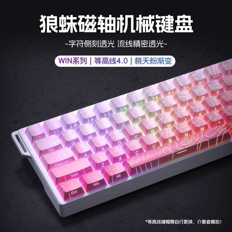 狼蛛WiN60/68HE磁轴机械键盘RT电竞游戏FPS无畏契约客制化有线RGB|undefined