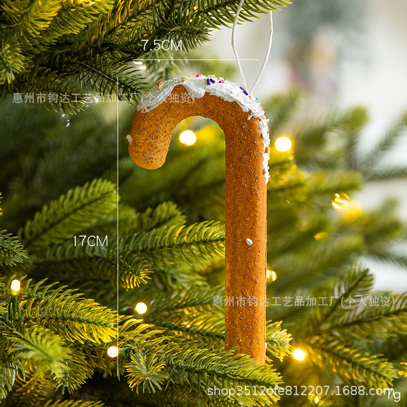 거품 진저브레드 지팡이