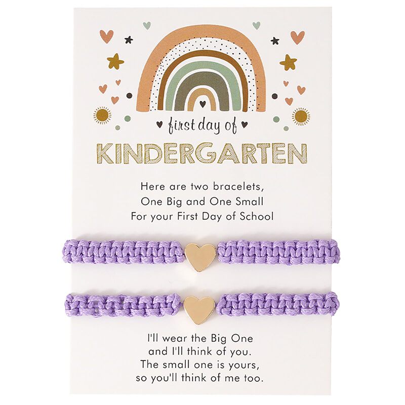 European and American Hot-Selling Love Woven Bracelet Golden Love Couple Best Friend Friendship Parent-Child Adjustable Heart-Shaped Bracelet