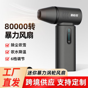 Violent Turbine Handheld Fan Brushless Storm Car Dust Blowing Gun Air Gun Car Washing Water Blowing Dust Removal Rechargeable