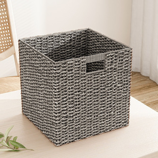 Direct Selling Household Clothing Storage Cabinets Handmade Rattan Snack Storage Baskets Desktop Toy Boxes Sundries