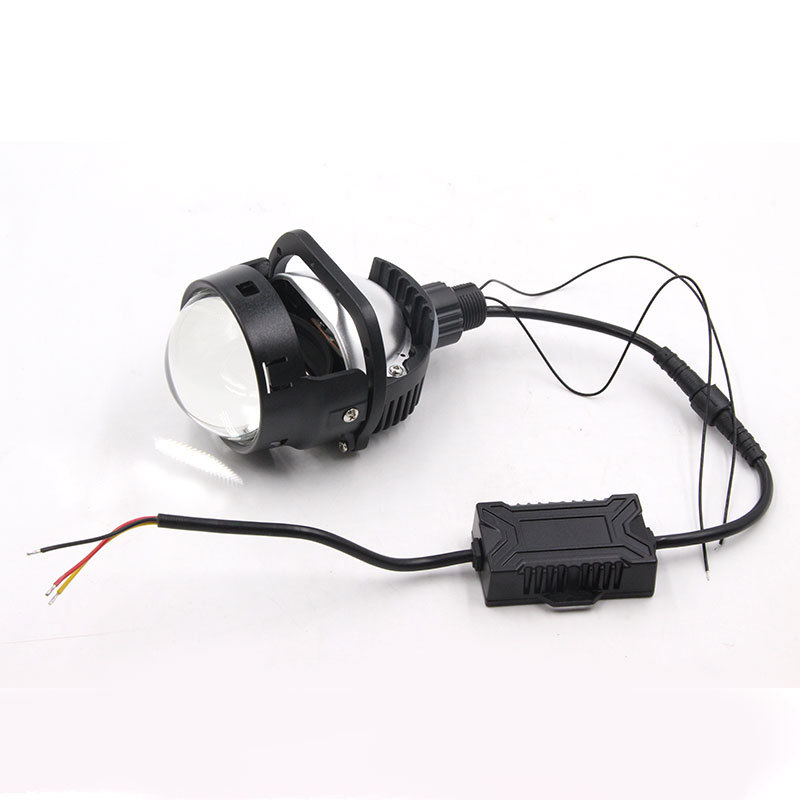 Faros LED de automóvil 2.5 I6S 70W de alta potencia y brillo LED de doble lente de luz luz externa