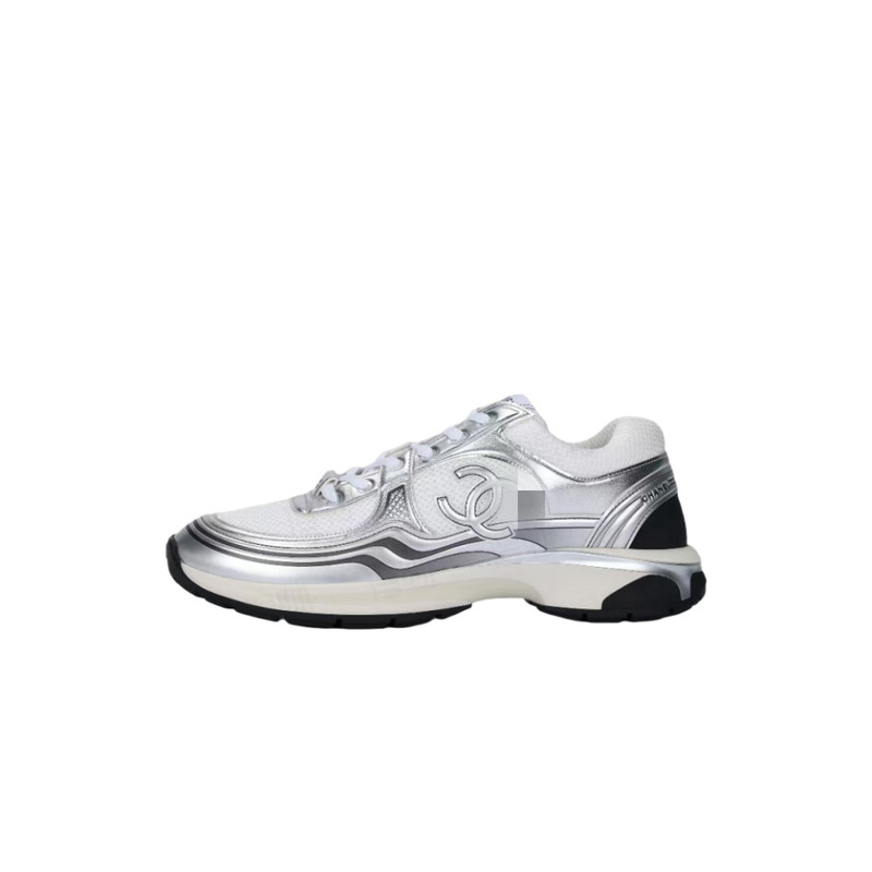 Putian Pure Original Export New Style Chanel-Inspired Silver-Toe Mesh Versatile Low-Top Casual Shoes Thick-Soled Dad Shoes Putian Pure Original Export New Style Chanel-Inspired Silver-Toe Mesh Versatile Low-Top Casual Shoes Thick-Soled Dad Shoes