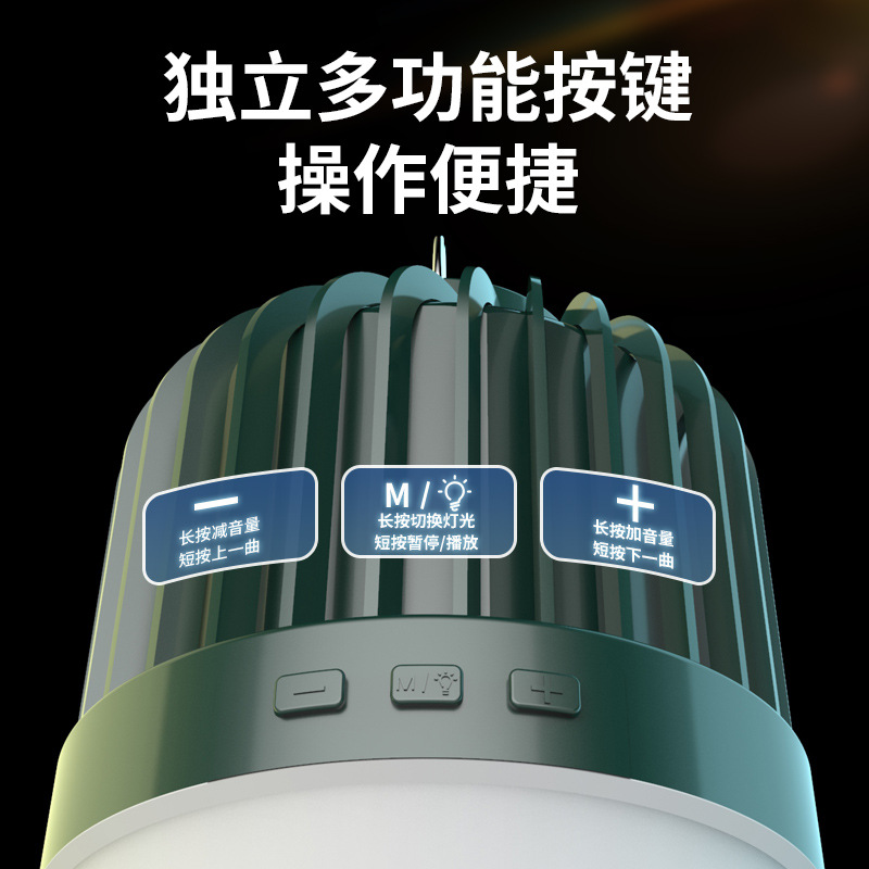 Luces Bluetooth para camping, iluminación para puestos de mercado nocturno al aire libre, luces de audio para bailes en la plaza conectadas en serie para el hogar