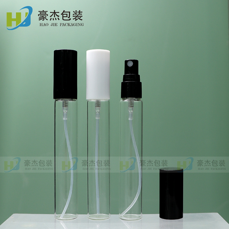 15ml香水瓶化妆品小样喷雾瓶细长拉管透明玻璃瓶直圆爽肤水喷雾瓶