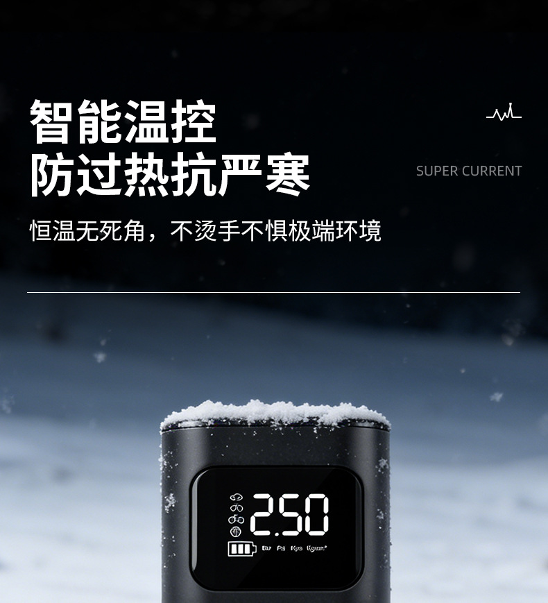 Car Air Pump Portable Smart Wireless Digital Display Air Pump Electric Car Tire Inflator Car Air Pump