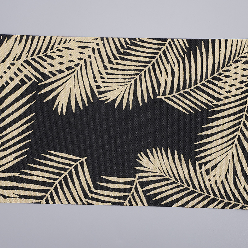 Piña mantel espesado PVC mantel hojas gilding aislamiento Hotel cafetería creativa estera taza de té se puede fijar