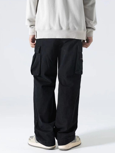 xxbro Men's American Street Work Pants Outdoor Multi-Pocket Straight Leg Pants Ins Stylish Casual Pants Ins Style