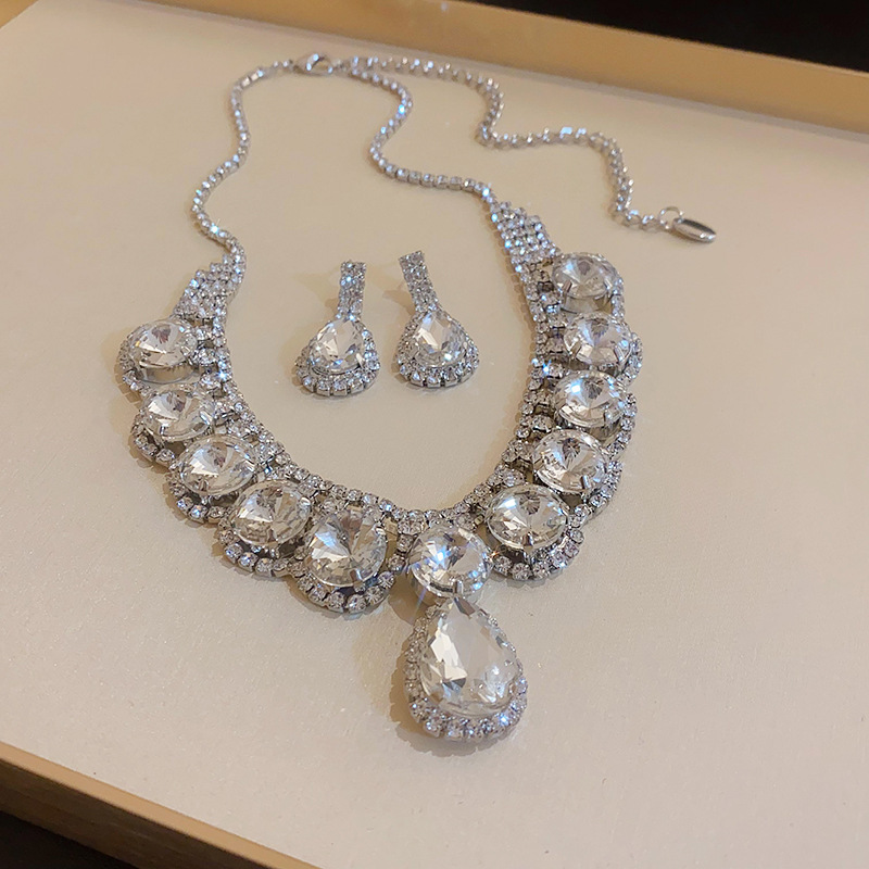 82 목걸이 귀걸이-실버