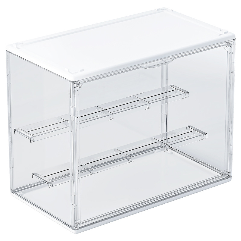 Caja de almacenamiento transparente a mano Caja ciega Decoración de almacenamiento Bubble Mart Lego Muñeca de juguete Pantalla de almacenamiento de muñecas