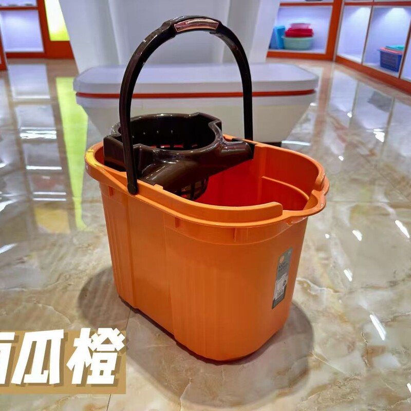 Mop Bucket, Water Bucket, Floor Mop Bucket, Single Bucket, Mop Bucket for Home Use, Thickened Plastic Mop Bucket, Storage