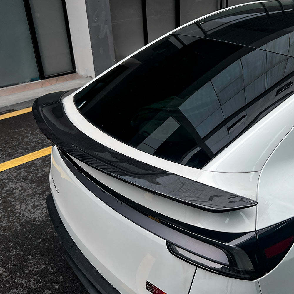 Suitable for the New Model 3 Highland, the New Model Y Juniper, and the True Carbon Fiber Rt Style Rear Wing