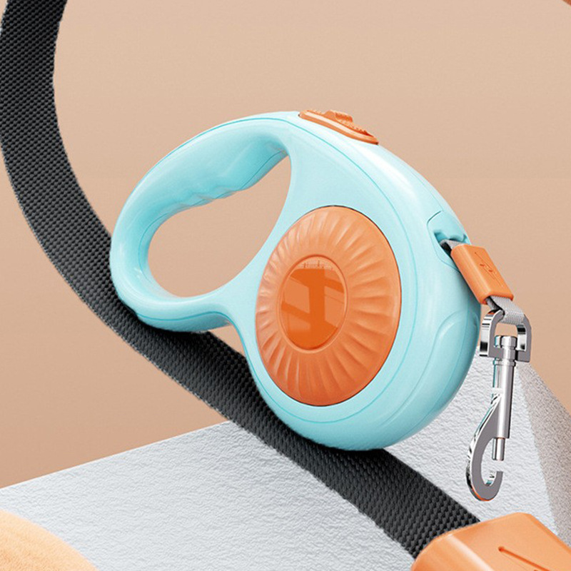 狗狗外出风火轮宠物自动伸缩牵引绳猫咪户外遛狗绳子遛猫绳狗链子