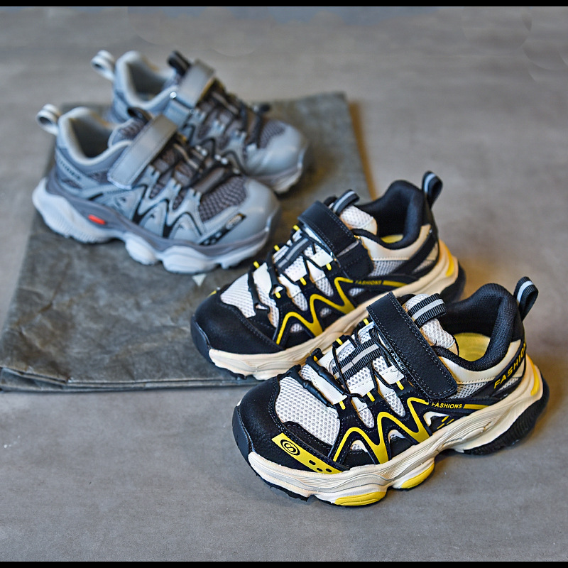 9928 Autumn New Boys' Casual Breathable Sports Girls' Korean Version Middle and Large Children's Running Student Trendy_voghion.com