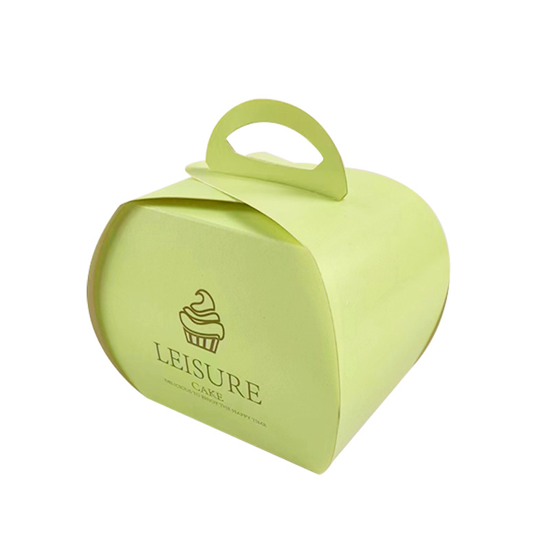 Caja de pastel de mousse portátil, caja de embalaje de postres para hornear, caja de embalaje extraíble desechable, caja de regalo al por mayor