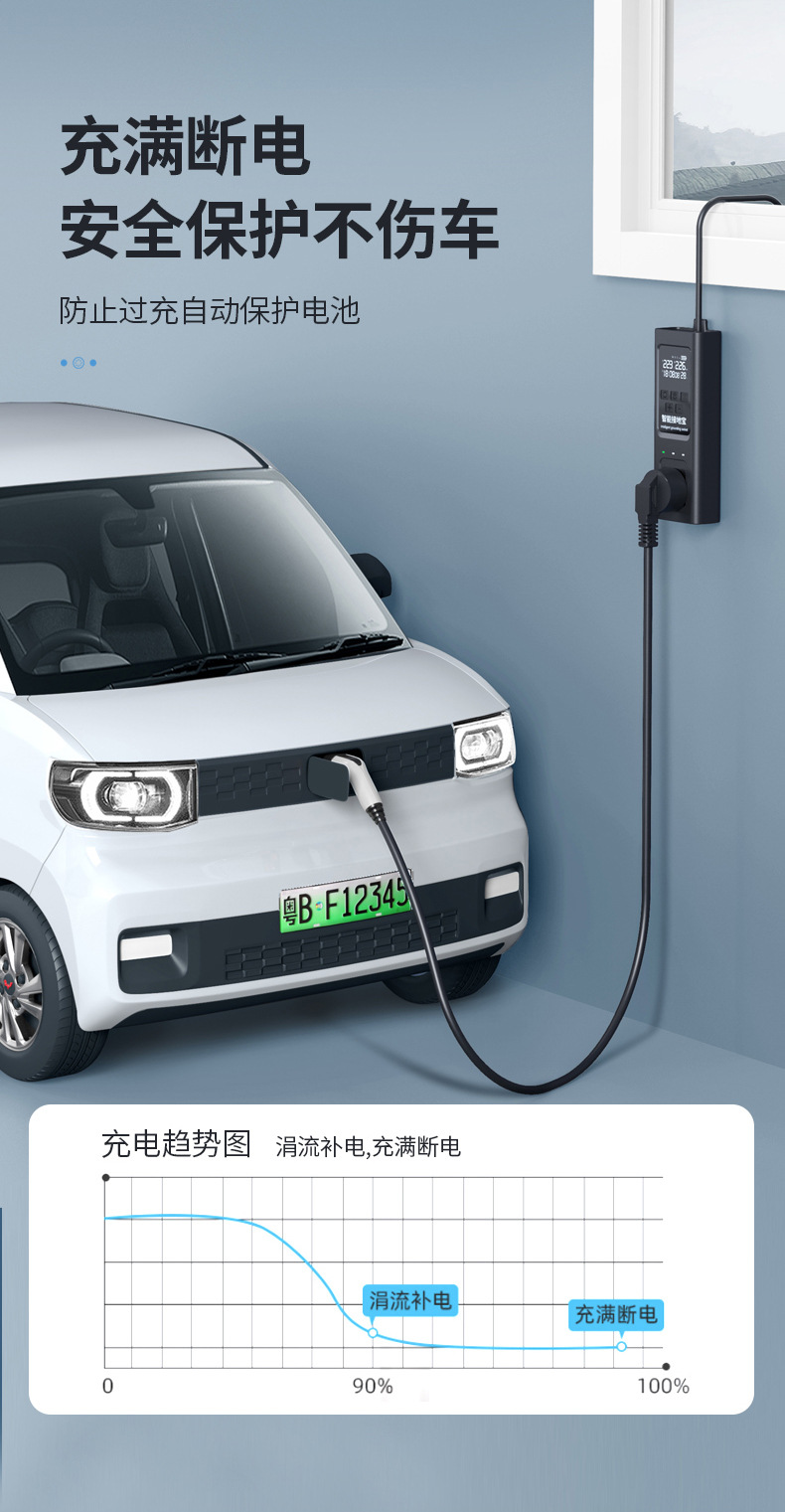 New car grounding treasure new energy vehicle universal grounding treasure ground wire free charging socket charger plug-in
