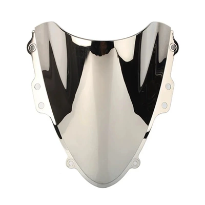 Windshield, Motorcycle front windshield - 06080003-silver-plated