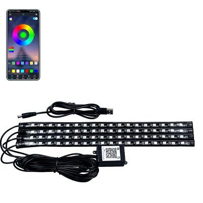 Light One to Four App Colorful | Other lights - 18-lights-drag-four-64-color-app-sound-control-usb-5v-bagged