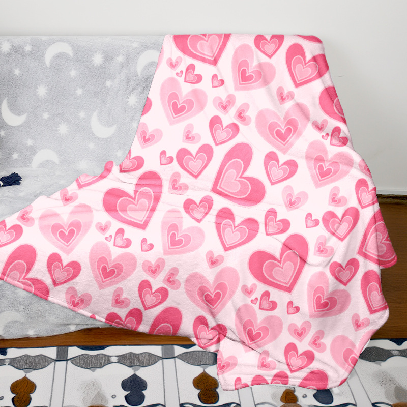 Las imágenes transfronterizas se pueden colocar en la casa de familia, manta de franela, manta de siesta, manta de sofá, manta de siesta de oficina de textiles para el hogar