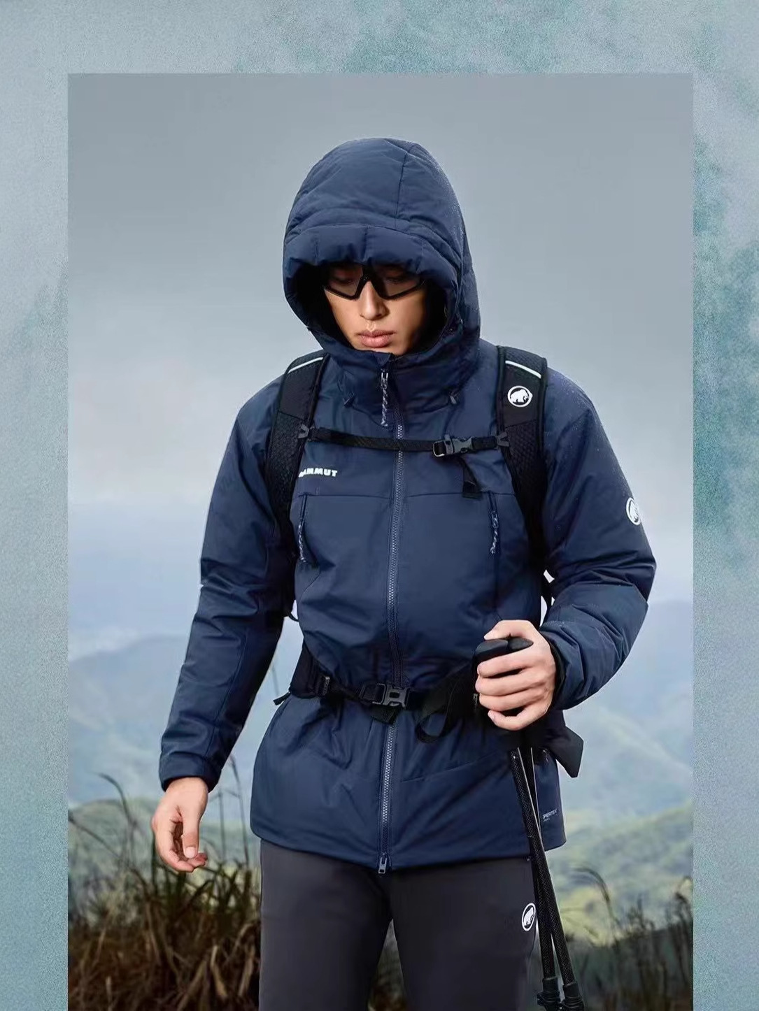 MAMMUT Mammut Clion etiqueta roja para hombres y mujeres a prueba de viento y agua deportivo de transporte público chaqueta de plumón de cáscara blanda