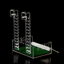 亚克力带挂钩乌龟晒背台爬台高水位爬架深水龟晒台壁挂式浮岛浮台