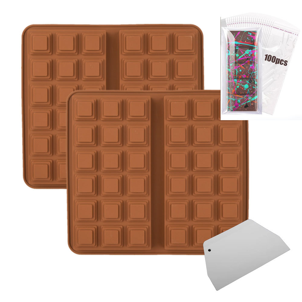 초콜릿 몰드 2개 + 스크레이퍼 + 가방