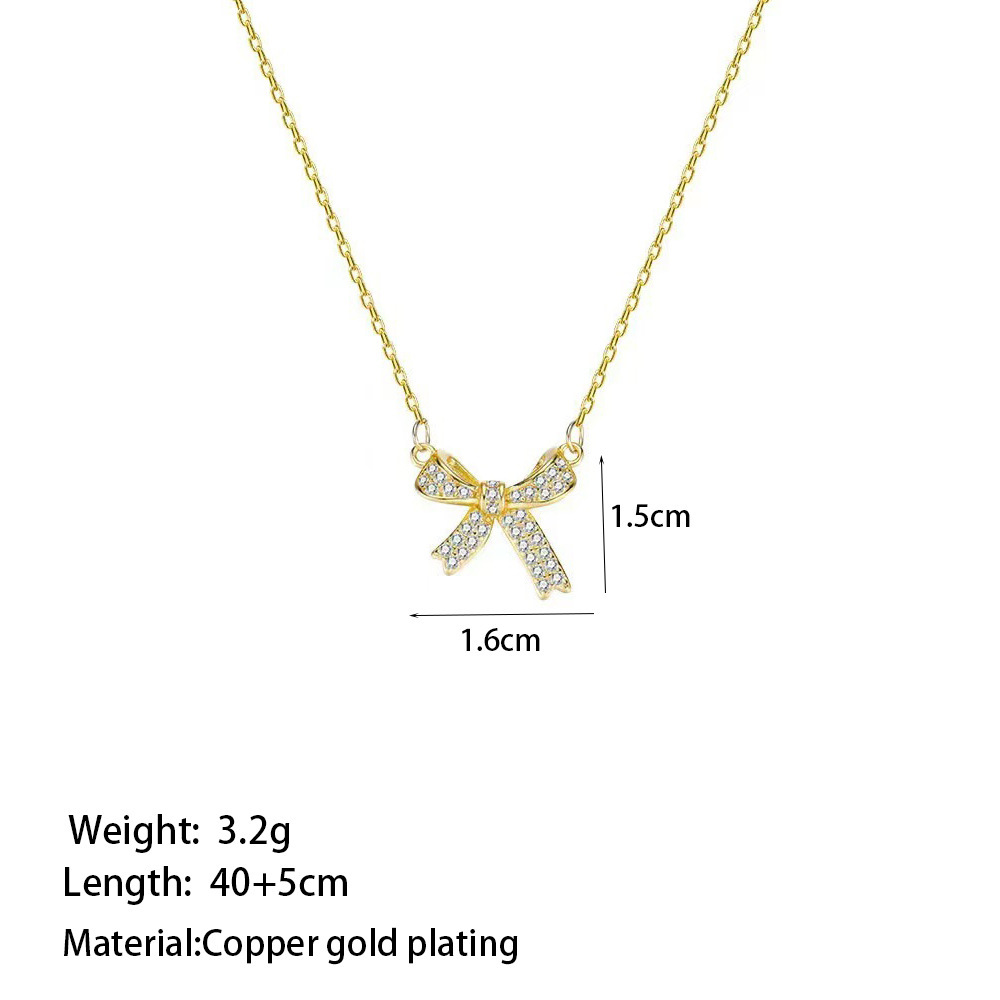 2g Weight PVD Coated Gold Plating Process 18K Real Gold Plated Plating Material Copper Pendant Material Pendant Necklace Classification 304 Stainless Steel Chain Material 1 Piece Quantity Holiday, Daily Occasion 304 Stainless Steel, Copper Material Heart Shape, Flower, Bow Knot Pattern Women's Gender Elegant, Streetwear Style Plating Craft Titanium Steel Copper Plating Heart Shape Flower Bow Knot Pendant Necklace 18
