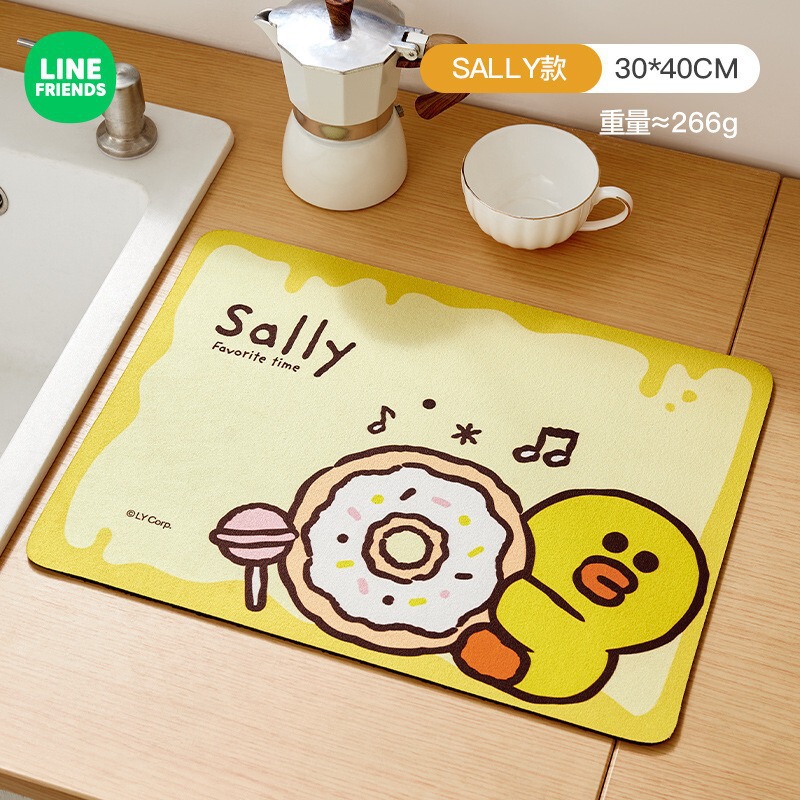 LINE FRIENDSテーブルマット家庭用高級感断熱マットパーマ防止テーブルマット|undefined