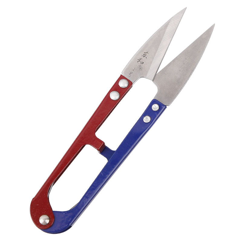 대형 동 · 1 호 스프링원사 가위 U 자형 재단사 팁 작은 가위 큰 원사 가위 큰 원사 가위 무료 배송