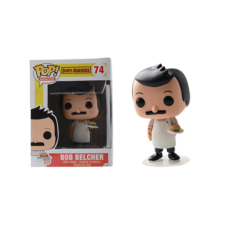 开心汉堡店 Bob's Burgers 夜光宝宝 路易斯 鲍勃 手办摆件模型-阿里巴巴