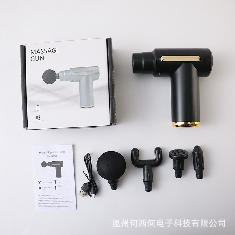 クロスボーダー小型筋膜銃ミニ携帯筋肉リラックス頚椎マッサージ器MINI女性用EMOマッサージ銃|undefined