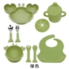 Ten-piece set (olive green)