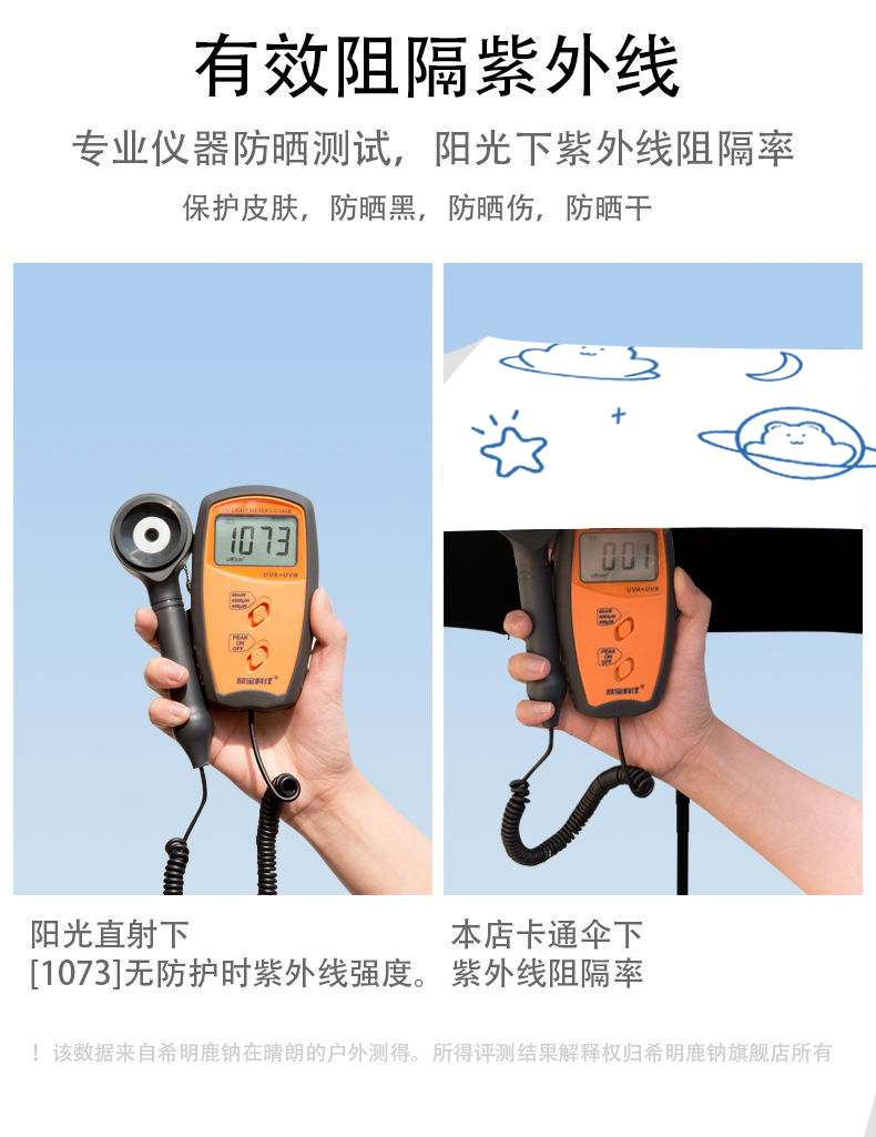 3DWF太阳伞自动晴雨伞折叠两用女生小清新可爱防晒遮阳伞ins防紫