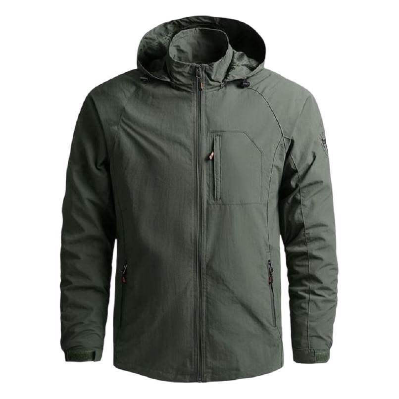 Transfronterizo AliExpress deseo Amazon hombres sola chaqueta al aire libre más tamaño cazadora traje de Montañismo