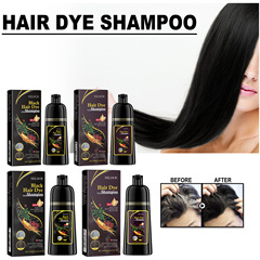 EELHOE 烏髮洗髮露 何首烏精華烏黑潤養秀髮清潔修護柔順洗髮水