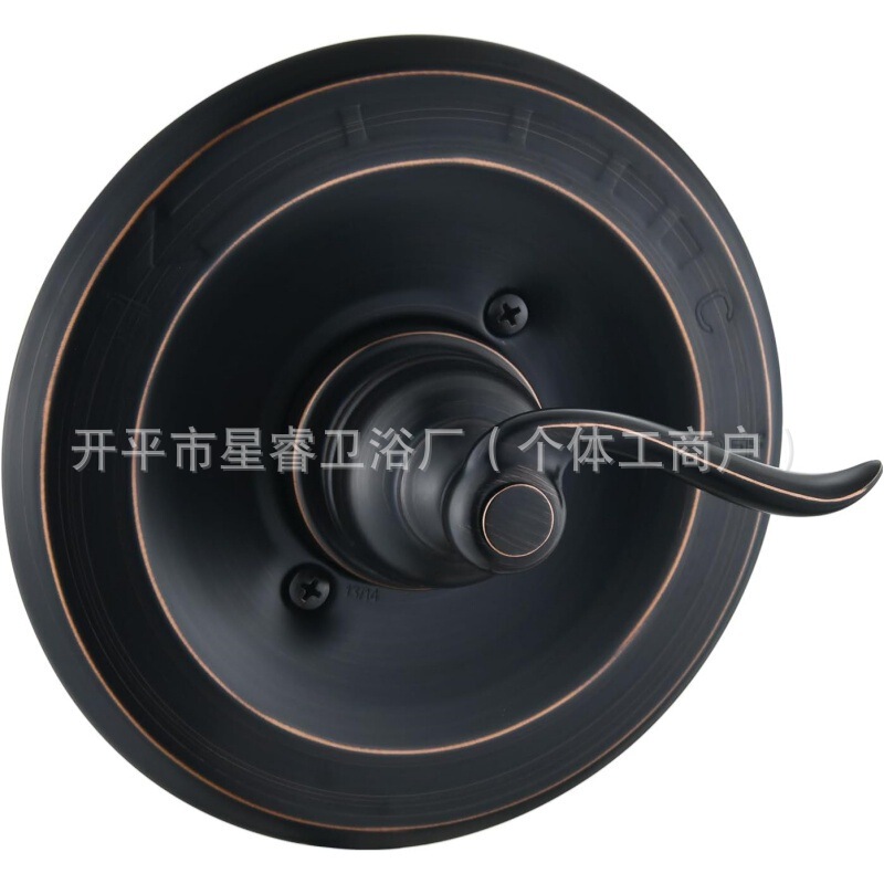 Delta Matte Black T14096-Bl Shower Valve Decorative Cover 13/14Series