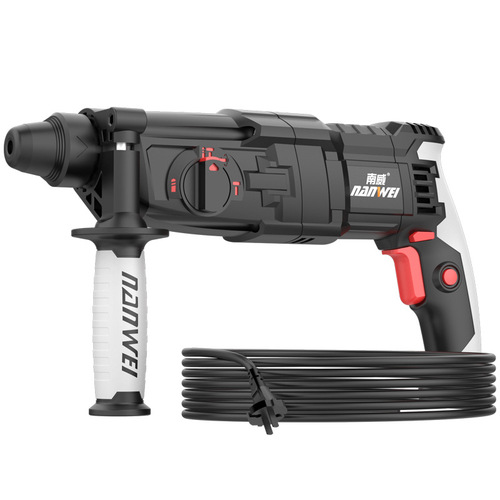 Wholesale Nanwei Power Tools Electric Hammer Electric Pickaxe Drill Three-function Industrial Grade Impact Drill Lightweight Dual-Purpose Electric Hammer