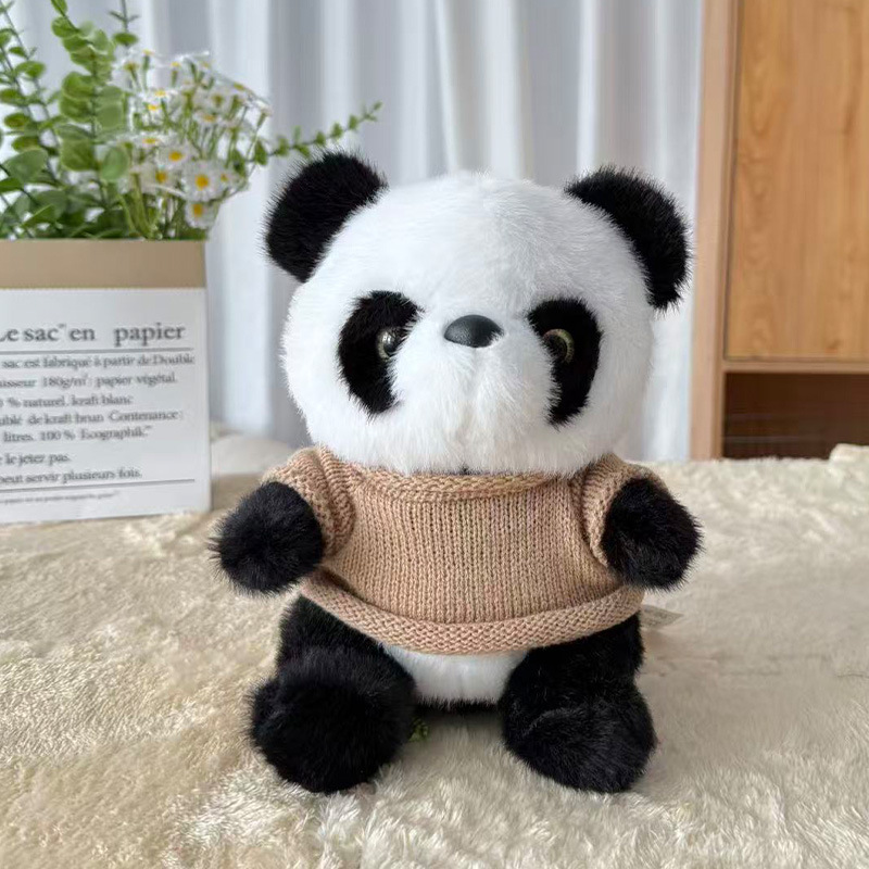 Dollos lindos de peluche, muñecas de ropa, muñecas de denim, Sichuan, Chengdu, recuerdos, logotipo
